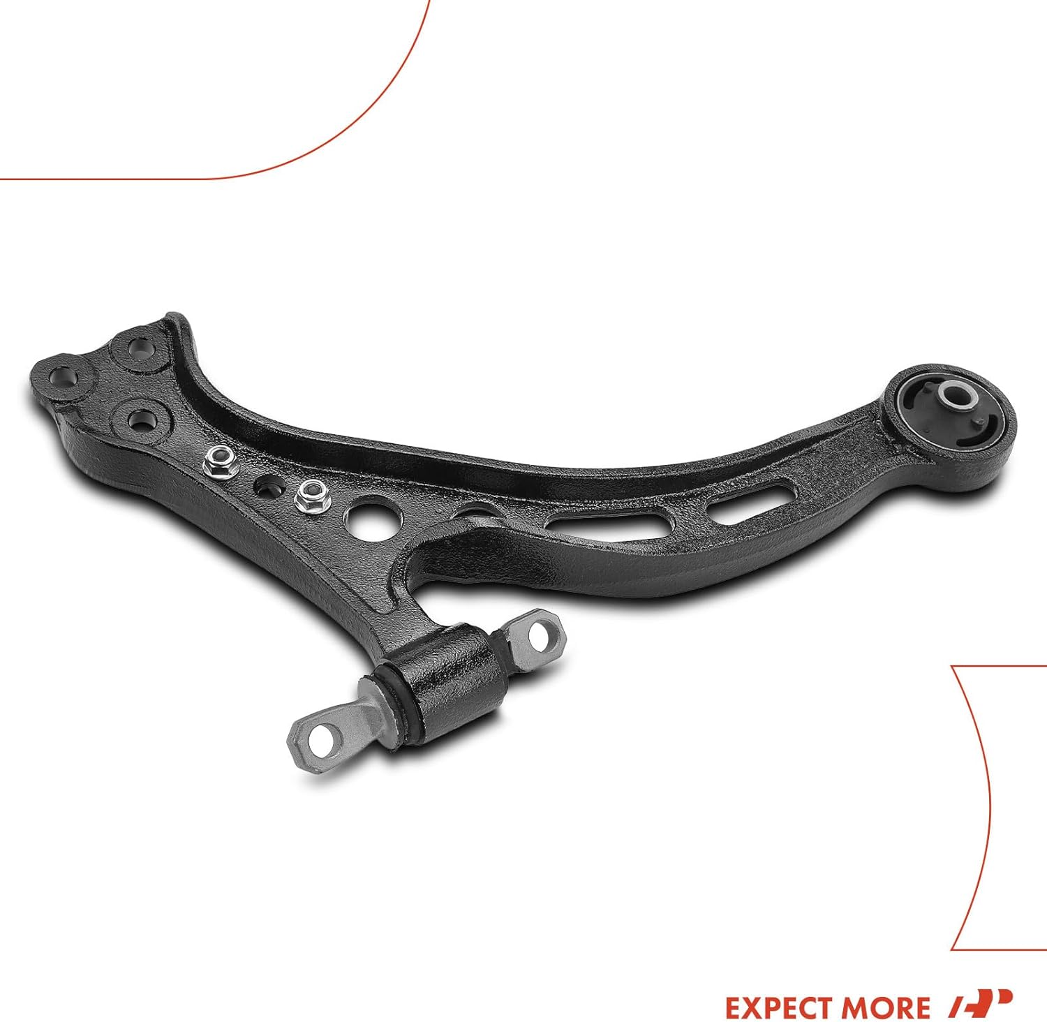 A-Premium Front Left Lower Control Arm, with Bushing, Compatible with Toyota Camry 1992-1996, Avalon 1995-1996, Lexus ES300 1992-1996
