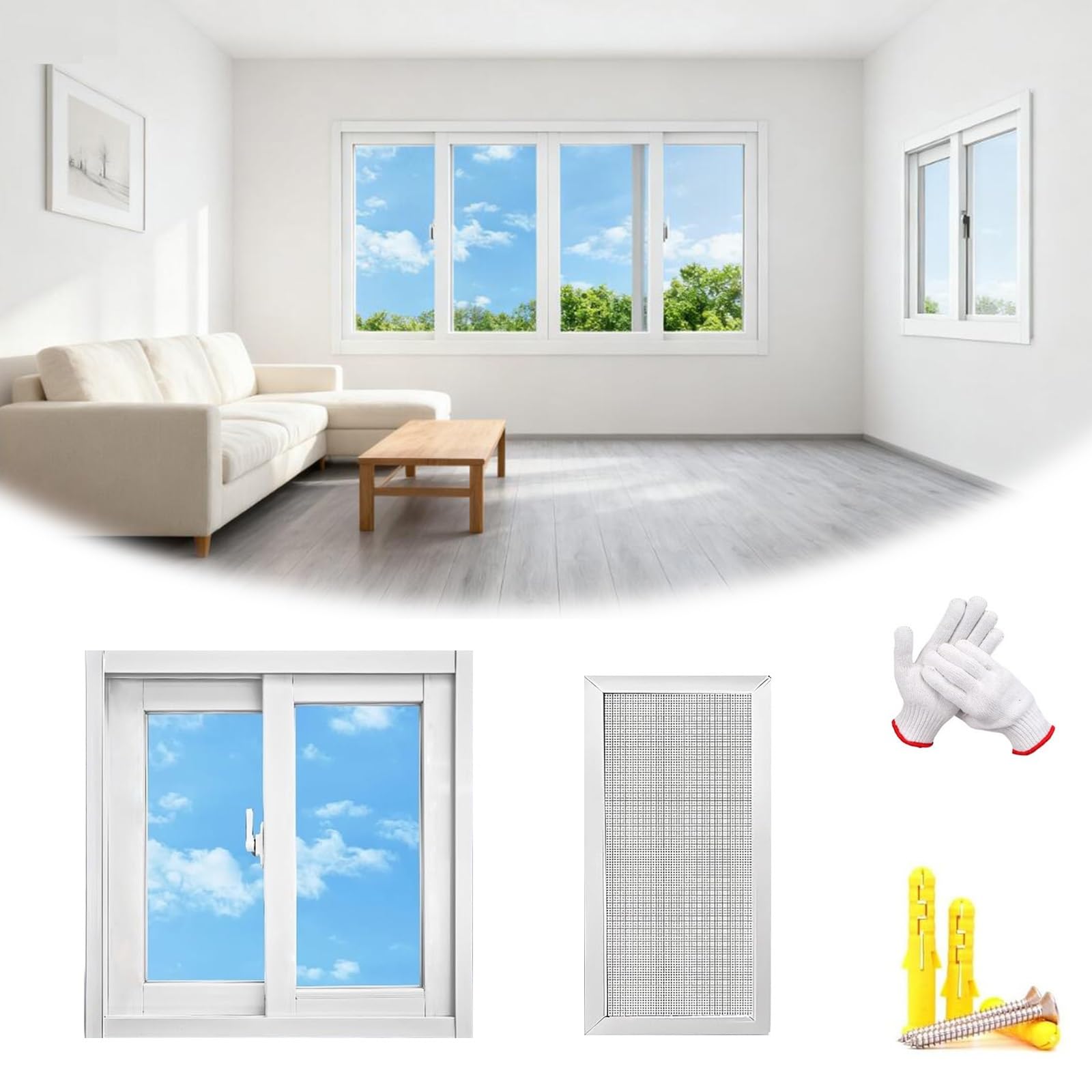 Poziome aluminiowe okno przesuwne 50-102 cm do piwnicy łazienki dźwiękoszczelne i izolowane termicznie szkło hartowane zamiennik białe 66 x 43 cm - energooszczędne ulepszenie"