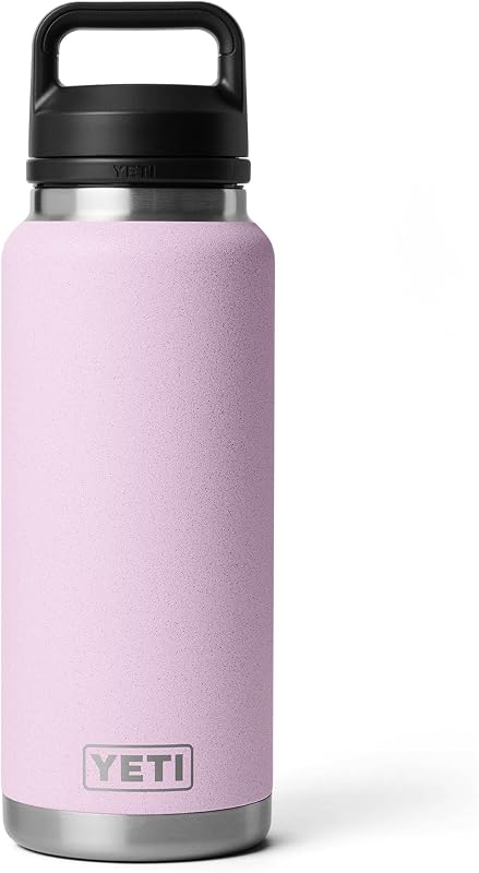 Botella YETI Rambler de 36 oz, aislada al vacío, a prueba de fugas, de acero inoxidable con tapa para chupete