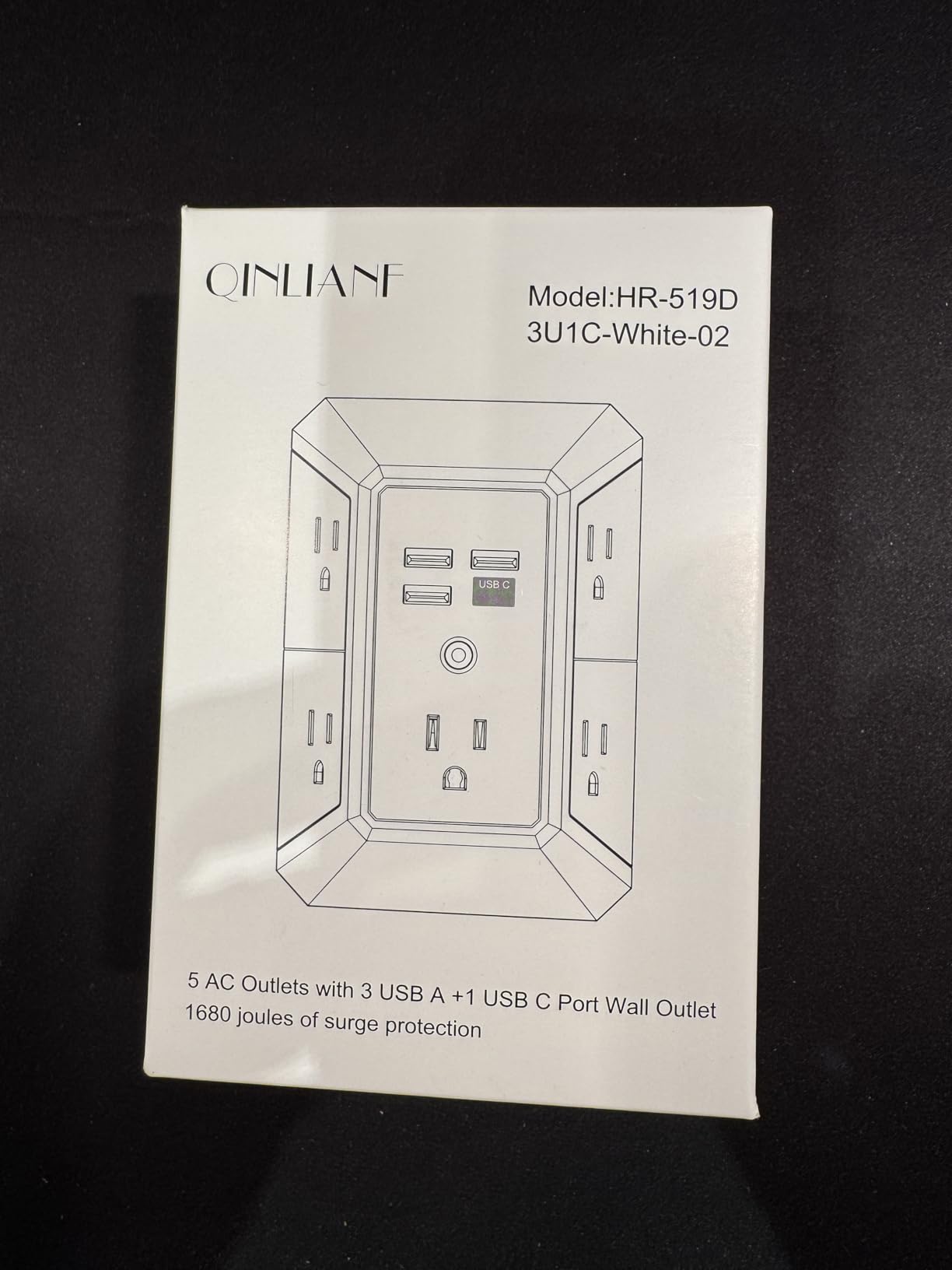 QINLIANF outlet extender in box