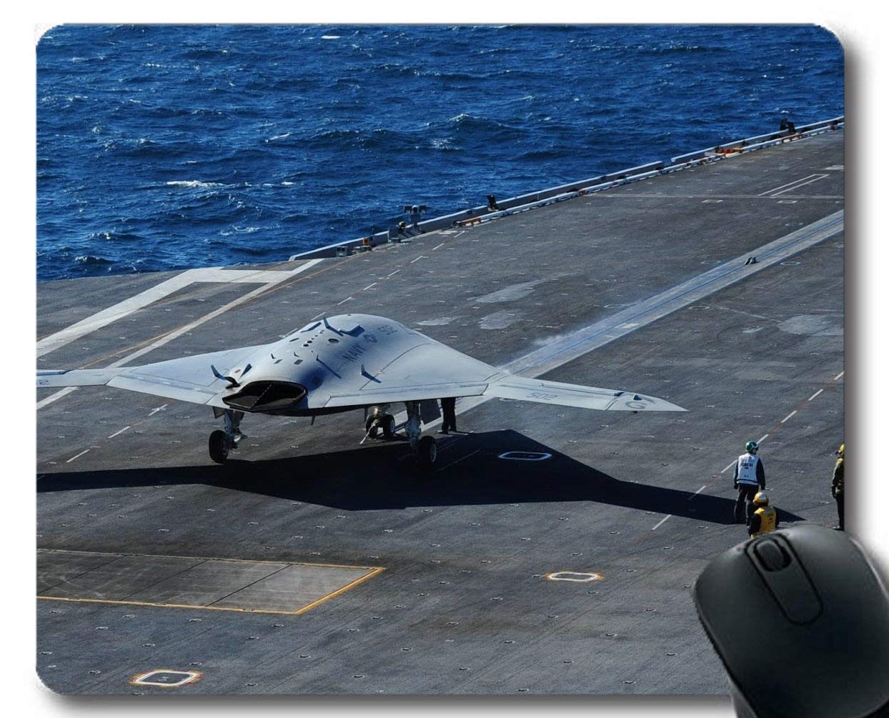 Yanteng Mouse Pads,USS Theodore Roosevelt Vehicles Military Aircraft Gaming mousemats Multi YT100