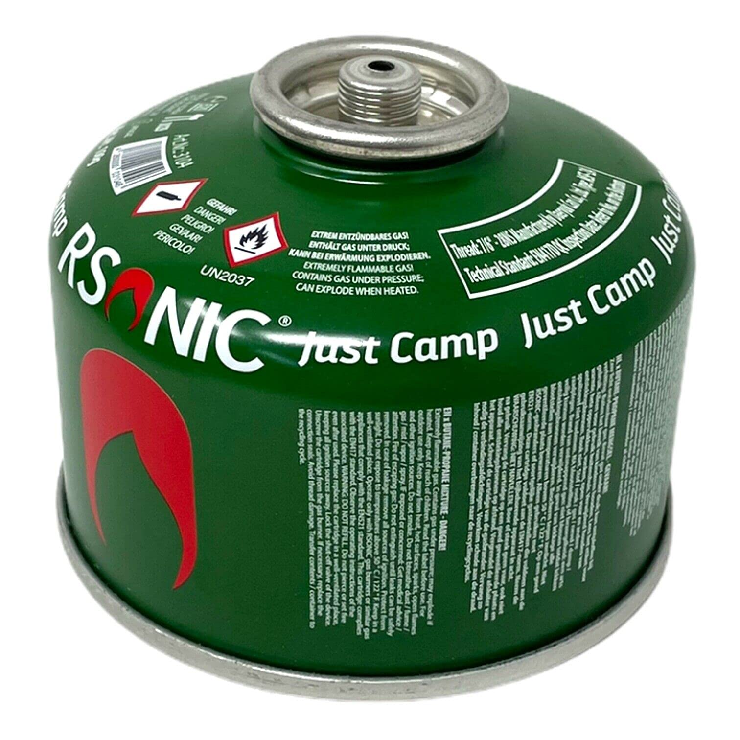 Cartuccia Gas Butano Premium 500g Con Valvola A Vite EN417/B188 - Per Fornelli Da Campeggio, Riscaldamento, Frigoriferi A Gas