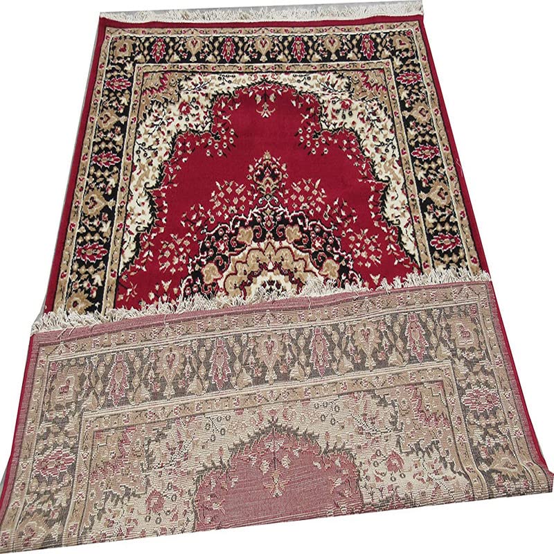 Image of Home Decore Acrylic Carpet for Your Living Room & Drawing Room Aywhere in Your Home (150x210 Red Colour)- 5x7 Feet
