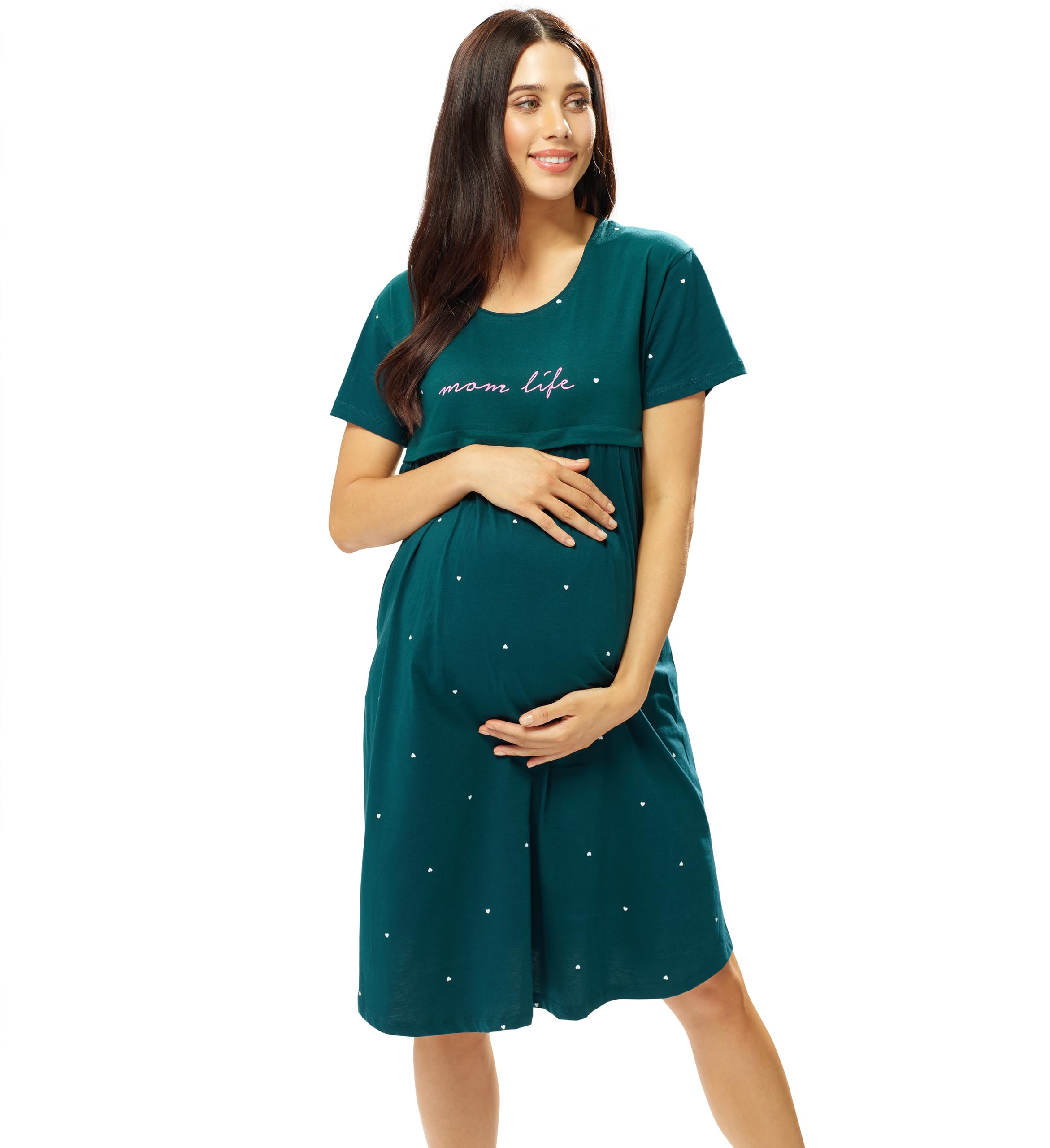 Women's Cotton Maternity Night Suit set