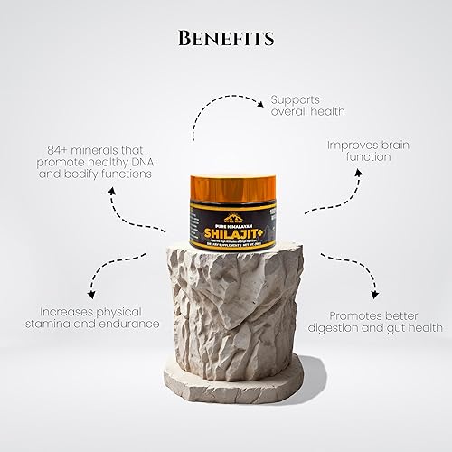 Miniatura 3 de Resina Shilajit del Himalaya prémium para hombres y mujeres, 500 mg de potencia máxima orgánica, probada en laboratorio estadounidense para pureza