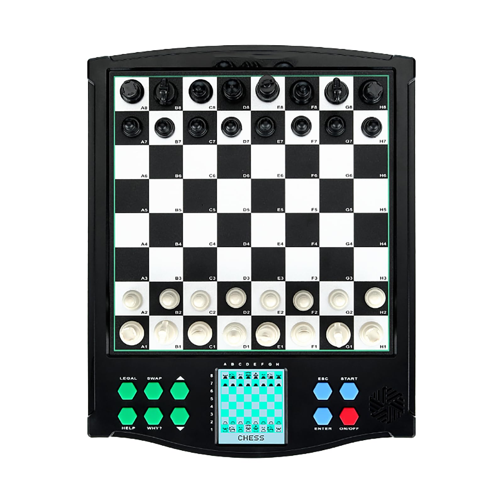 COYEUX Échiquier Électronique Intelligent, Ordinateur Déchecs Interactif avec Écran LCD, Utilisation Simple pour Les Débutants, Idéal pour Les Soirées Dentraînement en Famille, Les Voyages Et Les