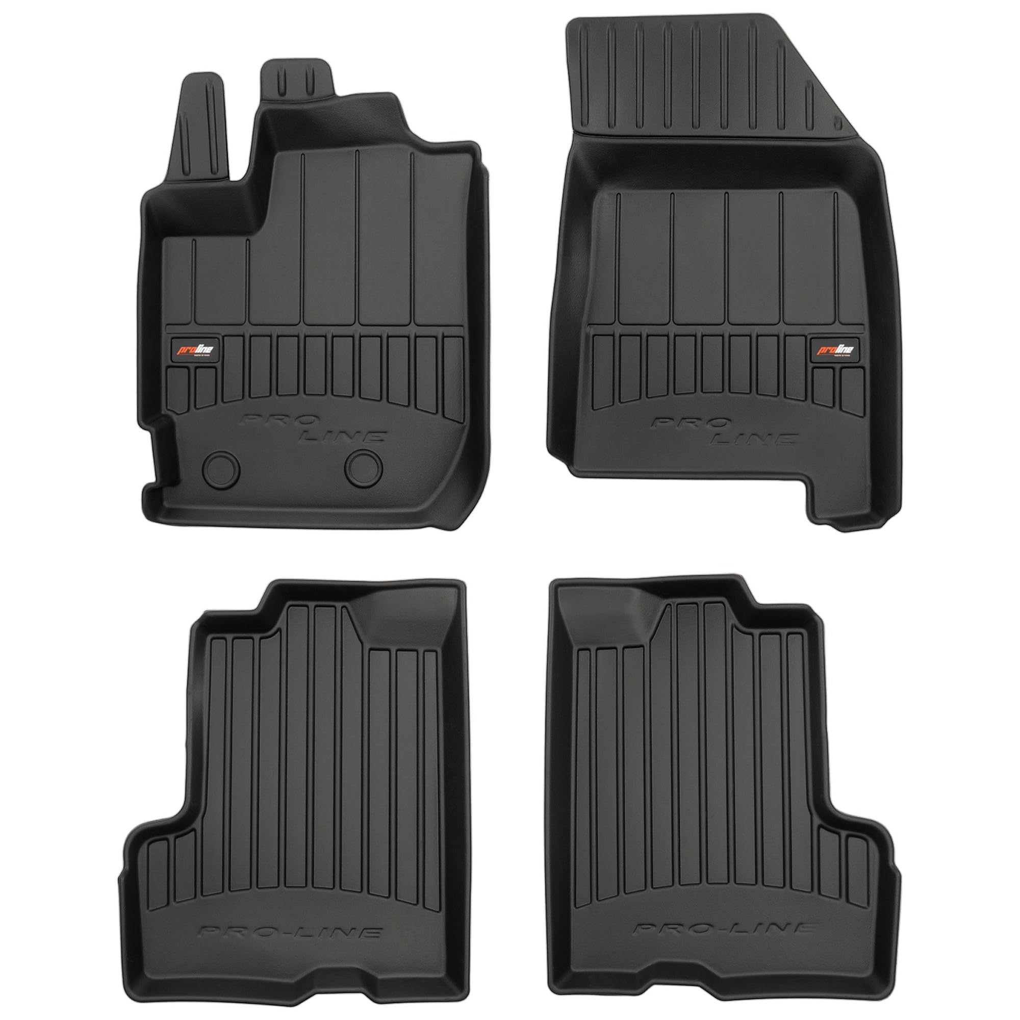 MOTOS Tappetini in gomma per auto adatto per Dacia Duster II 2017-2021 Migliorate il vostro comfort di viaggio con il tappetino antiscivolo per auto 3D.