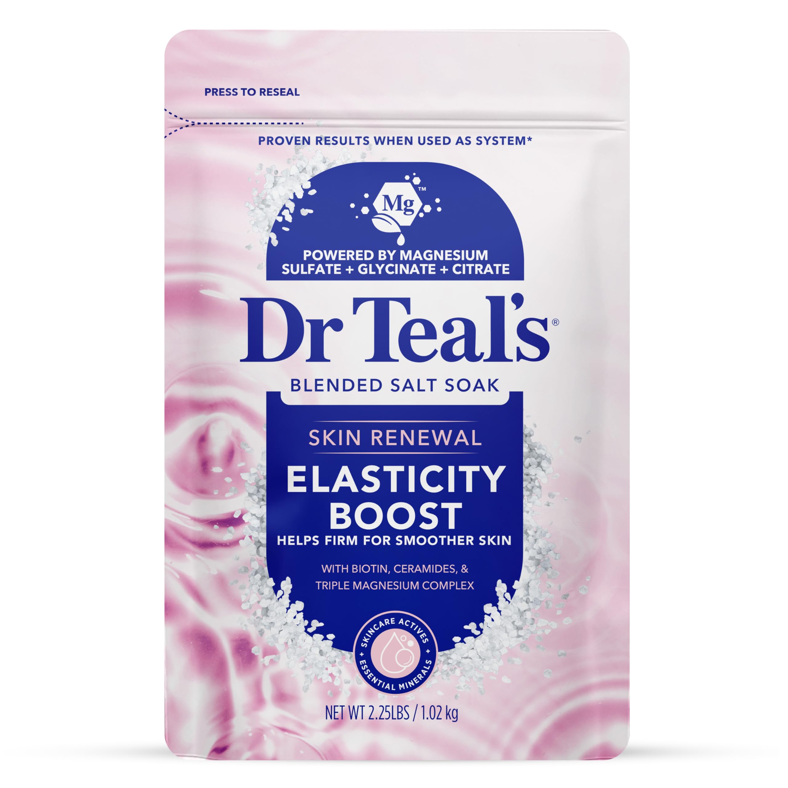 Dr Teal's Skin Renewal Blended Salt Soak Elasticity Boost