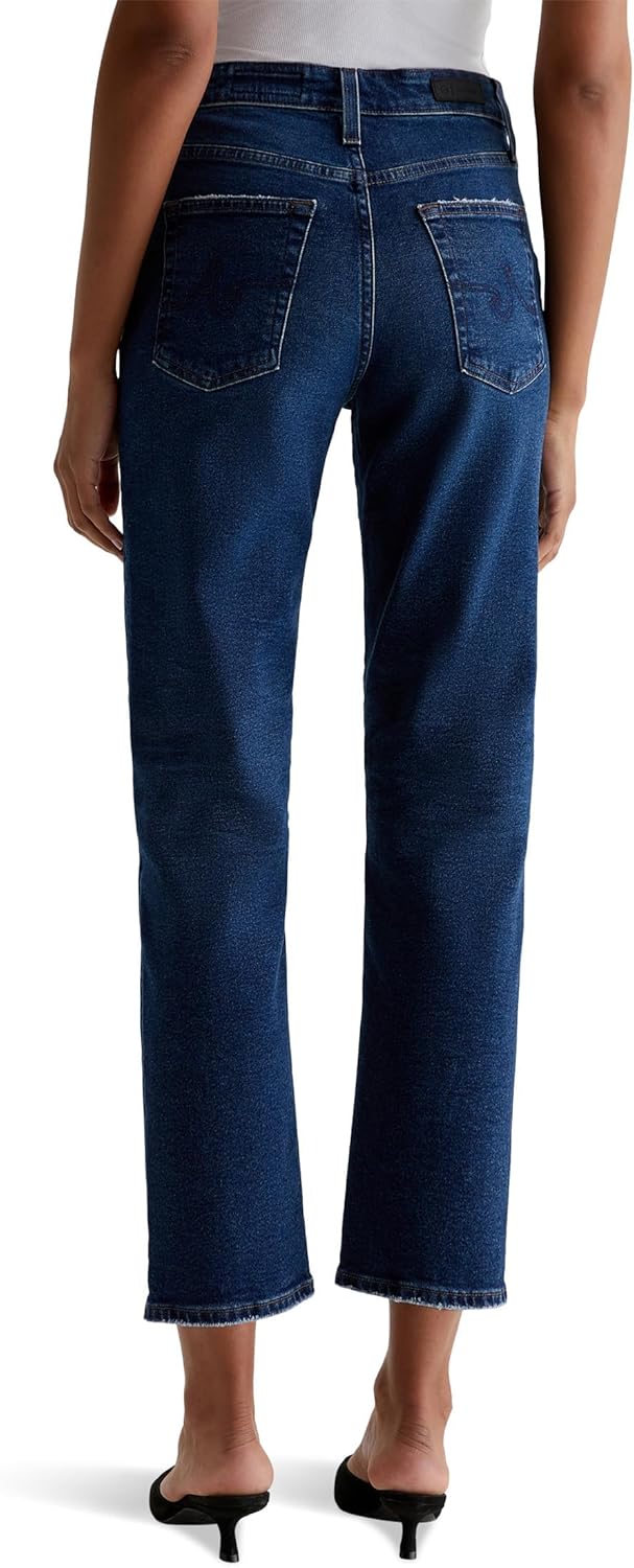 AG Women's Rian Super High Rise Straight Jeans in 7 Years Antwerp - Image 2