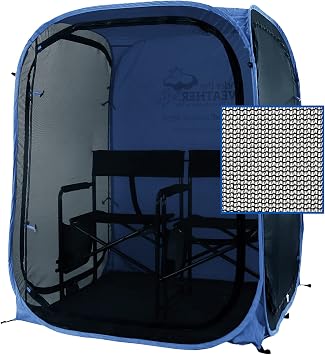 Under the Weather WeatherPod Tank MyPodTM Mesh 1-2 Person Pop-Up Screen Tent Pod - The Original Shark Tank - Keeps Out Bugs, Mosquitos with UPF 50 Sun Protection