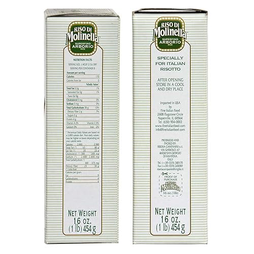 Miniatura 2 de Molinella Arborio de arroz, 16 oz
