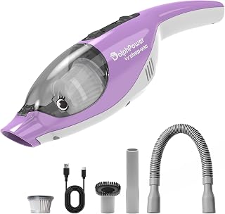 Shop-Vac DolphPower Handheld Vacuum, 4500 Pa Cordless Mini Vacuum, Purple