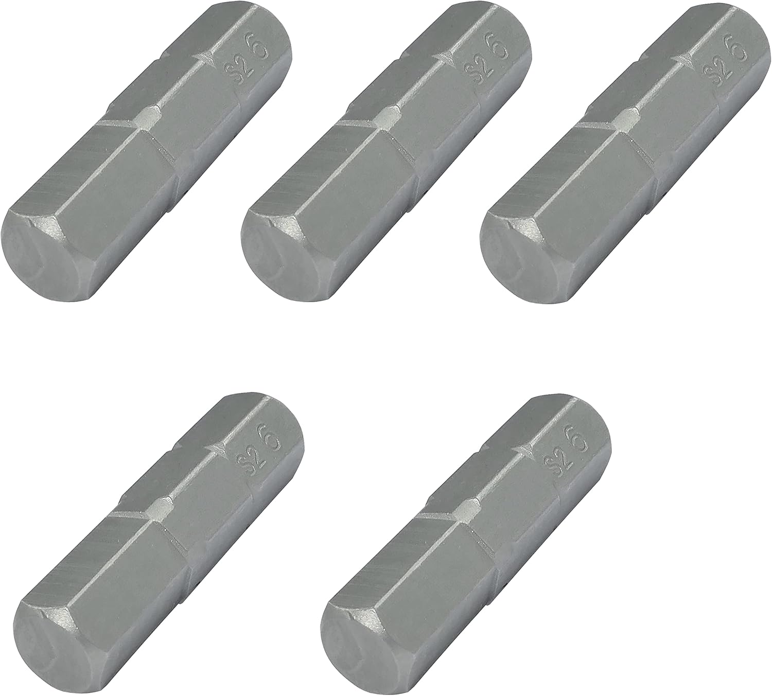Set 5 Punte Esagonali 1/4'' 3mmx25mm - Acciaio S2 Per Viti A 6 Lati, DIN 3126, Durezza 58-62 - Foto 7