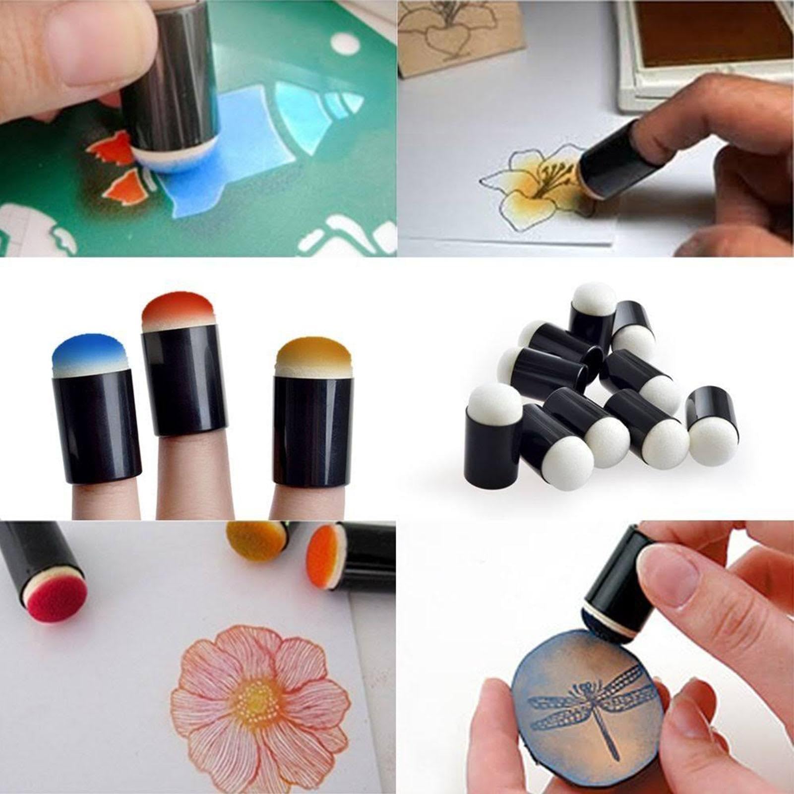 Daubers Inchiostro Colori Set 30 Spugne Per Pittura A Dita - Tamponi