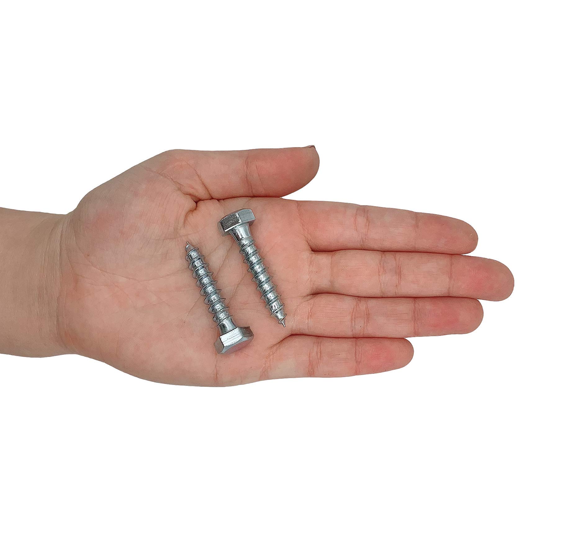 Houtdraadbouten - DIN571 Zeskant - M6 x 100mm - RVS (25 stuks) | HB