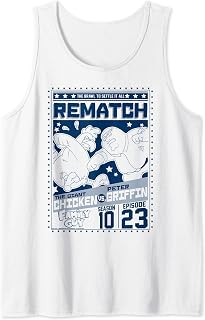 Family Guy The Giant Chicken Vs Peter Griffin Chest Poster Tank Top