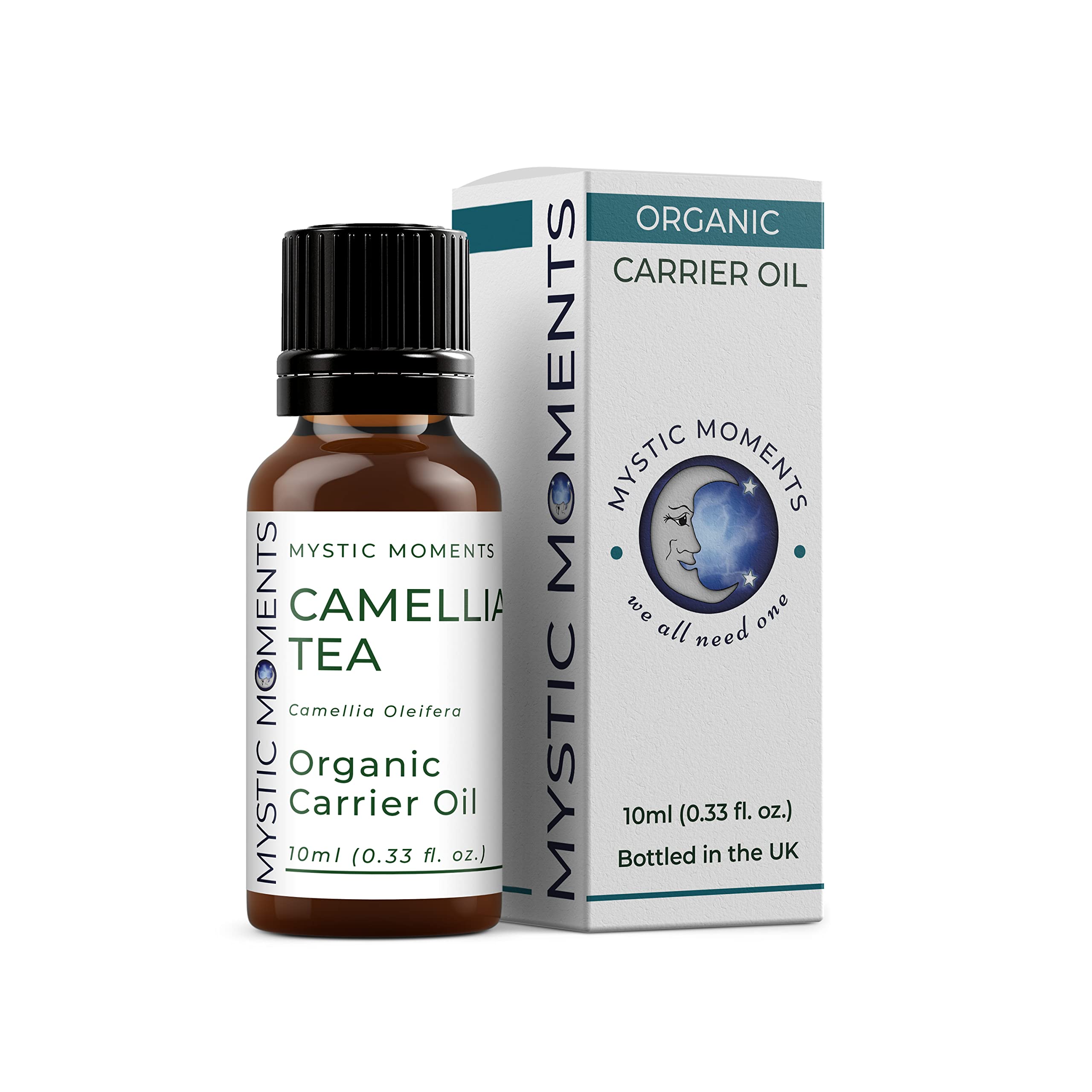 Mystic Moments| Organic Camellia (Tea Seed) Carrier Oil 10ml | Camellia Oleifera | Lightweight Nourishing Oil for Skin & Hair | Ideal for Massage & Aromatherapy โ image 1