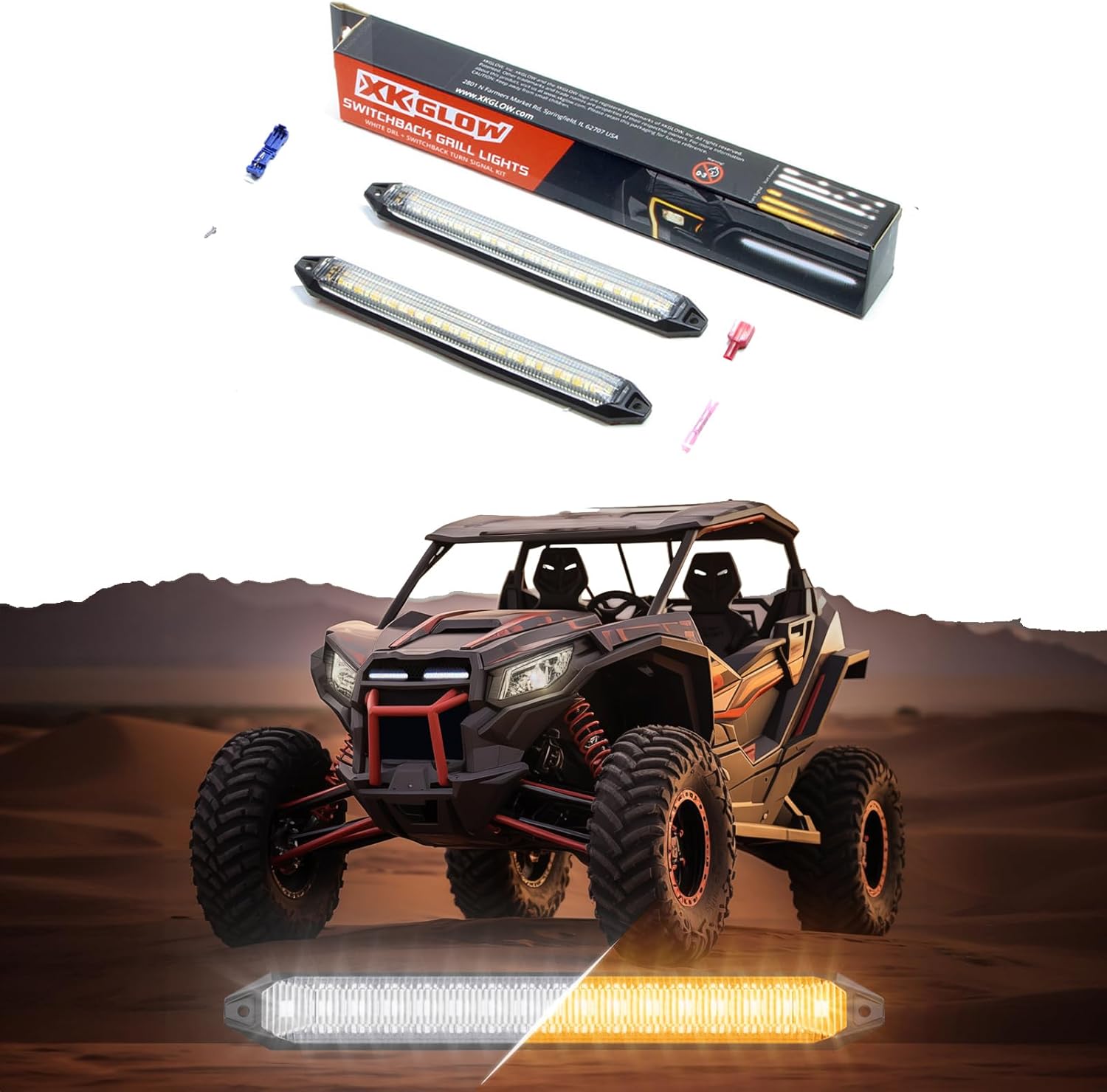 14IN Light BAR Switchback Grill