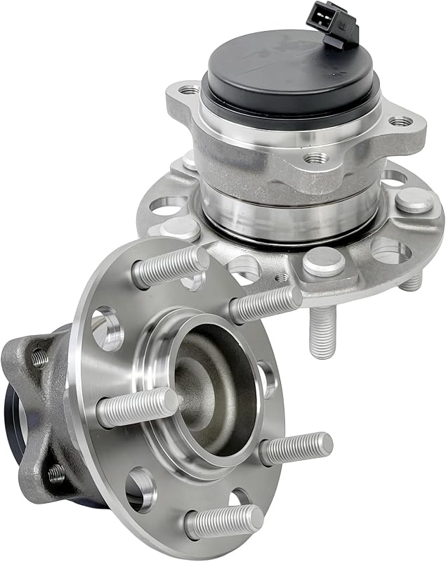Cubo de roda traseiro com rolamento KNOLET 512553 para Hyundai e Kia com ABS – 2 unidades