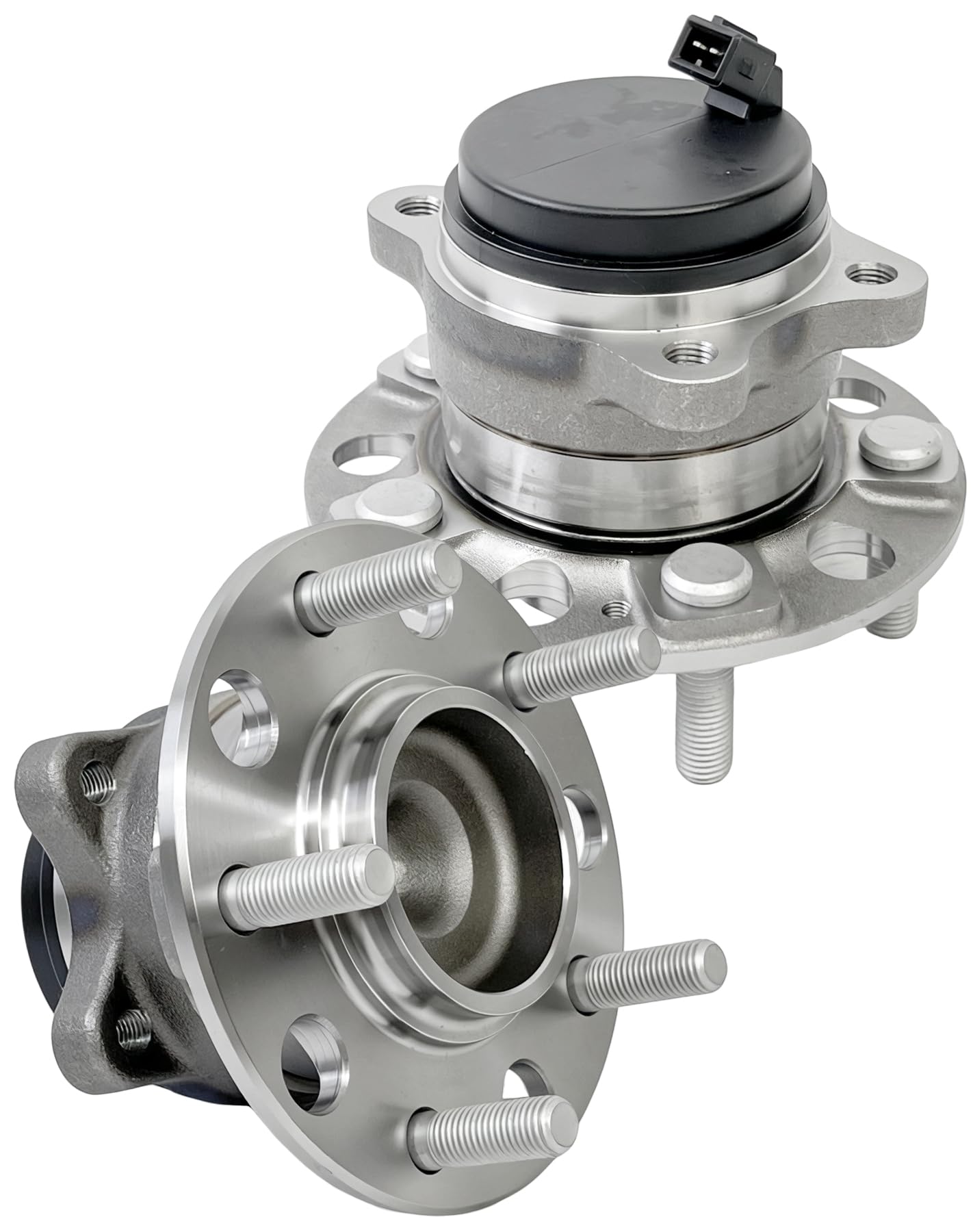 Photo 1 of 2 Pcs 512553 Rear Wheel Bearing Hub Assembly Compatible with Hyundai Sonata 2015-2019, Tucson 2016-2021, Veloster N 2019-2022, for Kia Optima 2016-2020, Sportage 2017-2021, Cadenza 17-20, 5 Lugs w/ABS