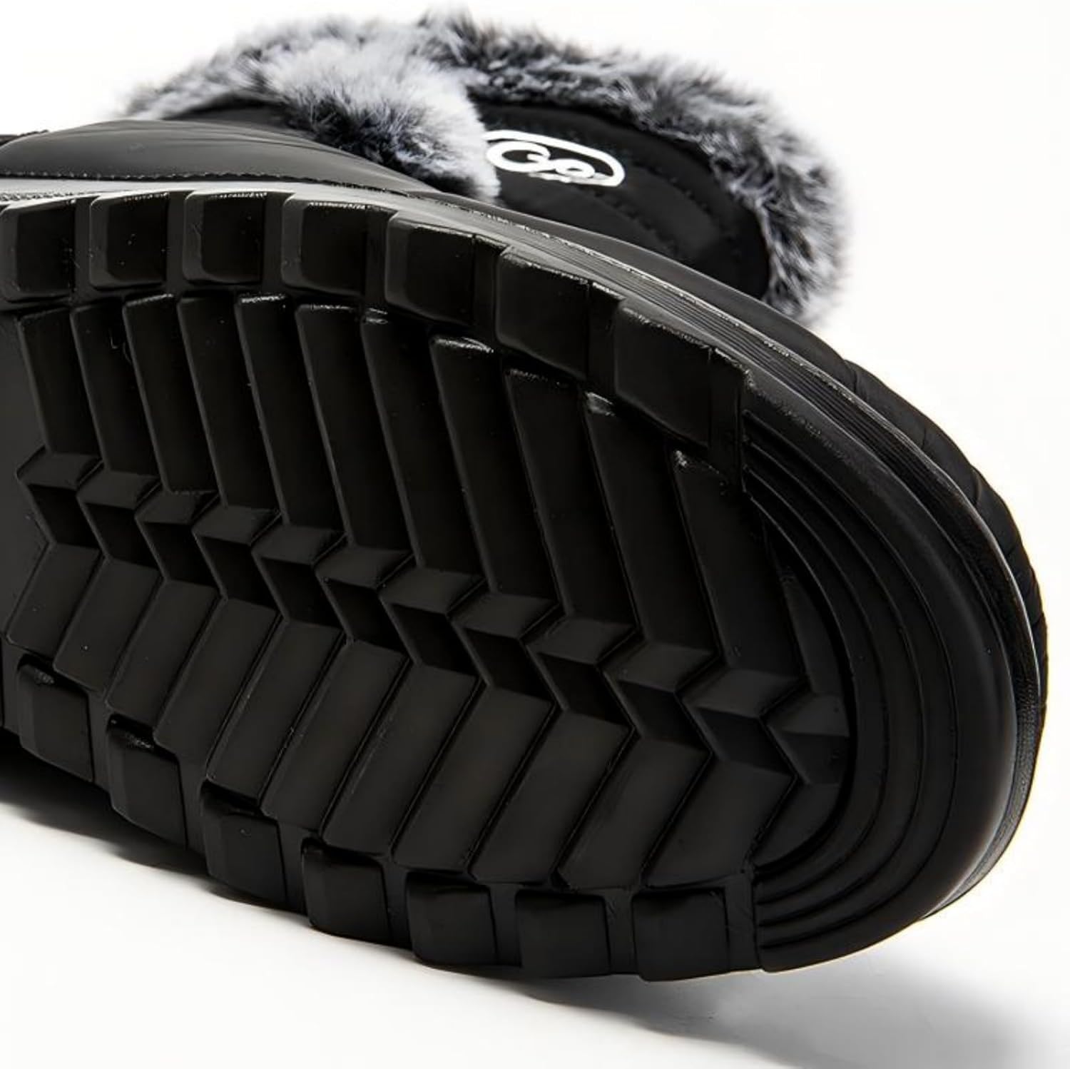 FUNCOS Women's Waterproof Fur Lined Snow Boots Winter Zipper Outdoor Booties