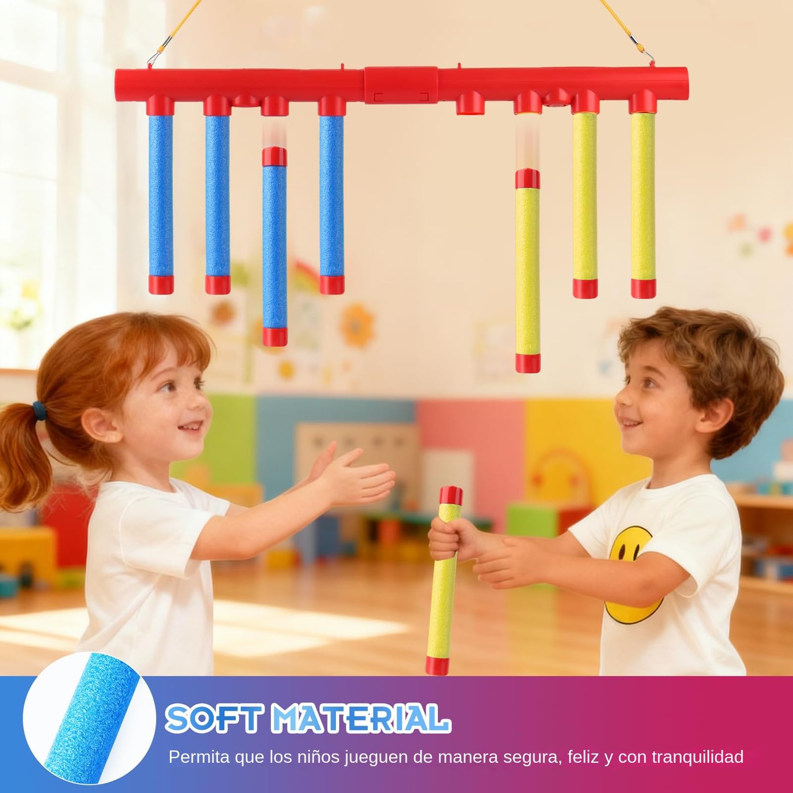Juego De Palos De Velocidad Para Entrenamiento De Reflejos Sensorial Para Niños Y Adultos Mejora La Coordinación -Mano Para Familias Y Escuelas