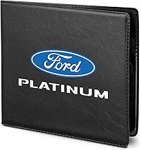 iPick Image for Ford Platinum Car Auto Insurance Registration PU Leather Document Holder Wallet