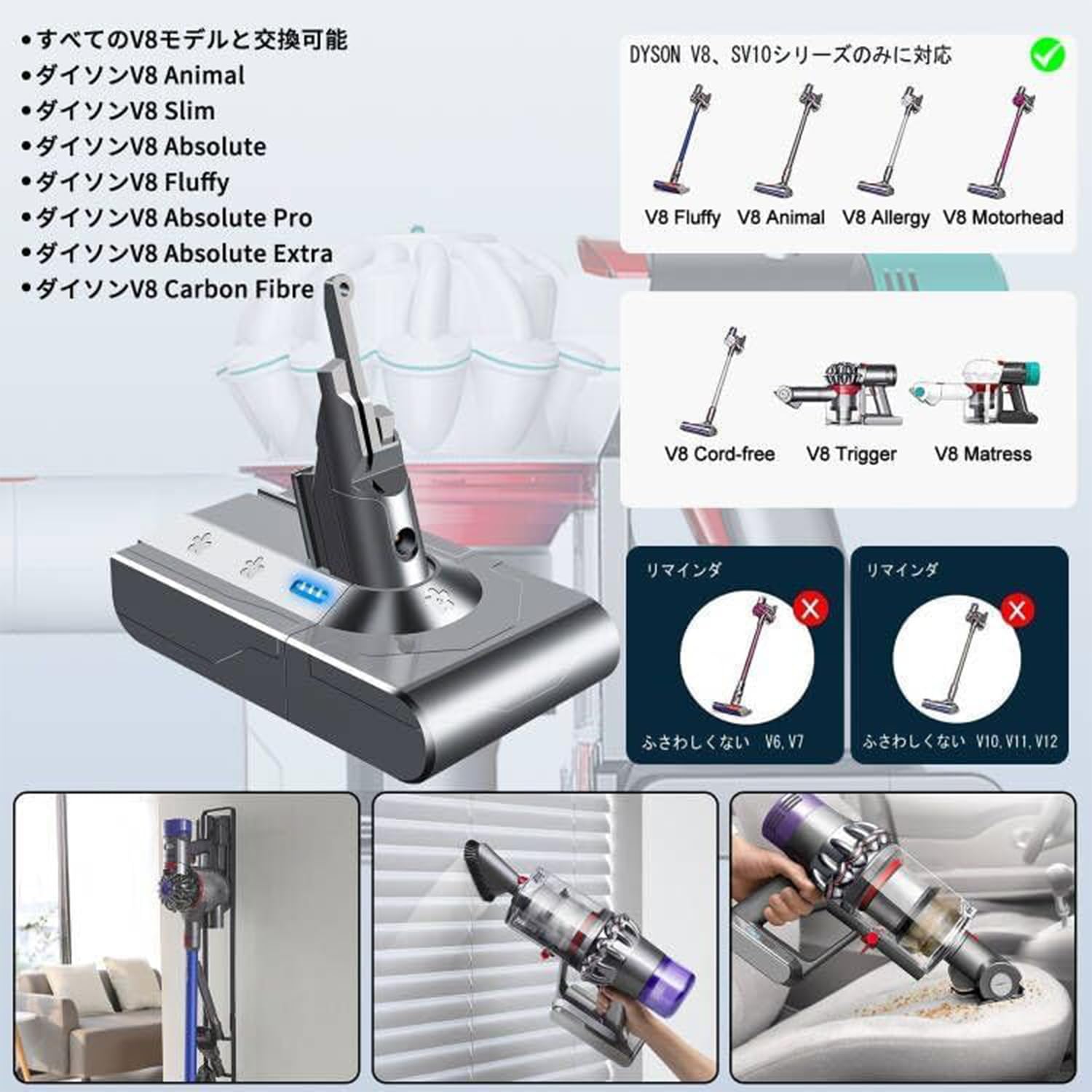 Dyson V8 Absolute SV10 稼働良好 説明書充電器付 ダイソン Dyson V8 Absolute SV10 稼働良好 説明書充電器付 ダイソン 掃除