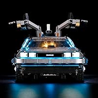 Vista 6 de BRIKSMAX Luz para Back-to-The-Future-Time-Machine 10300 - Kit de iluminación LED compatible con Lego Creator Expert - No incluye el set de Lego
