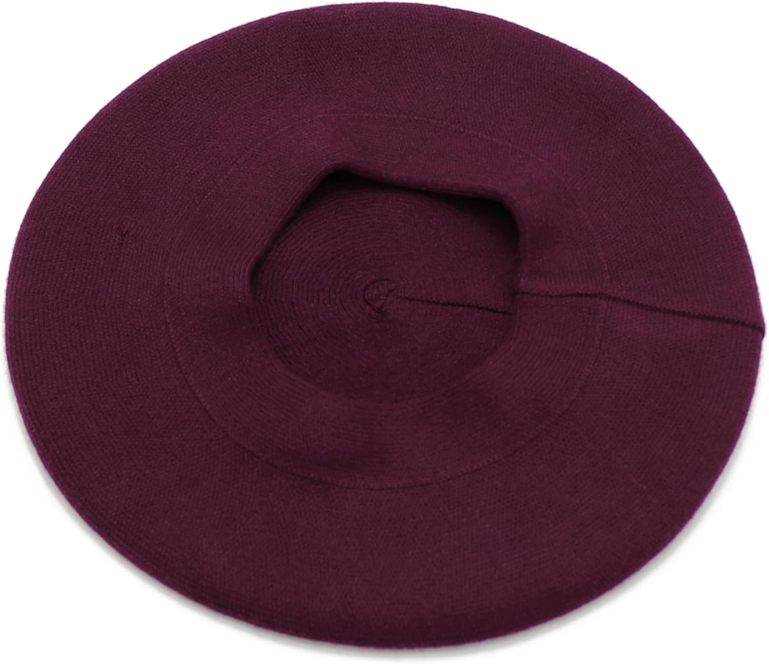 Umeepar Women French Beret Hat Reversible Double Layer Hat Solid Color - Image 4
