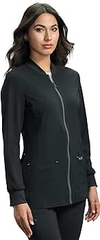 Amazon.com: KOI Basics 450 Women's Andrea Jacket (Black, XX