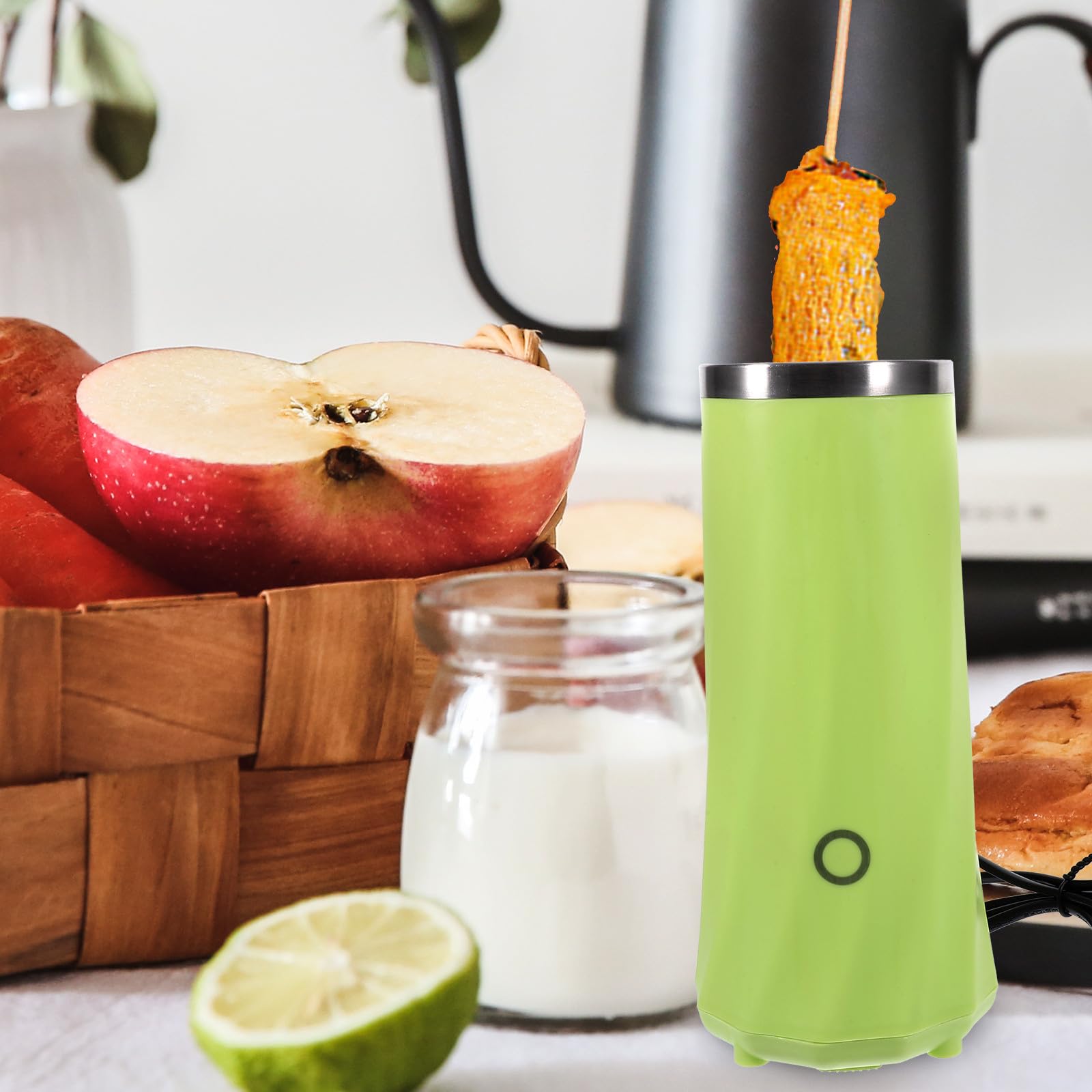 Gatuida Máquina Automática para Hacer Rollos y Huevos, Eléctrica Vertical Calefacción 360° y Calentamiento Uniforme, Adecuado para Dormitorio y Oficina