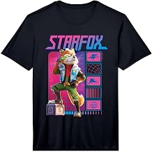 The Super Mario Galaxy Movie Fox McCloud Retro Hero Performance T-Shirt