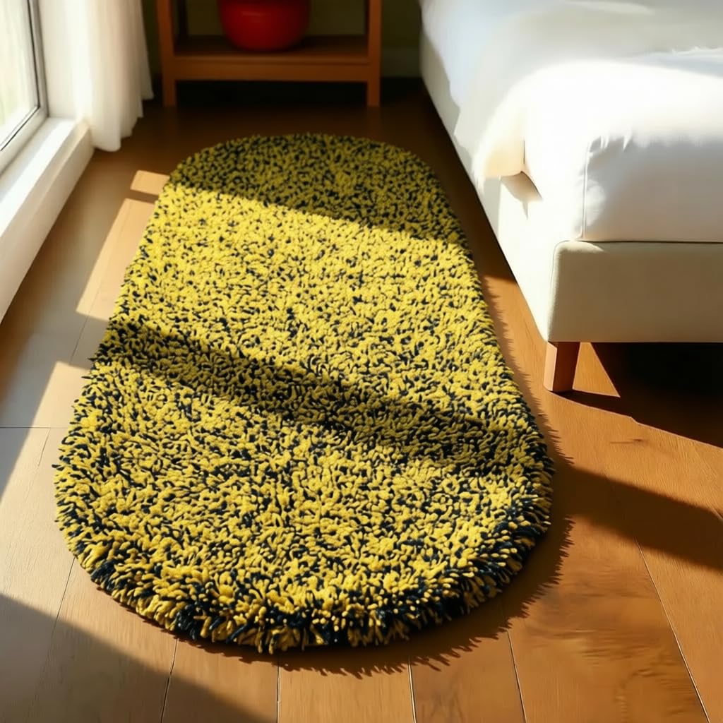 Naze Luxury Shaggy Runner Rug - Soft & Plush -12