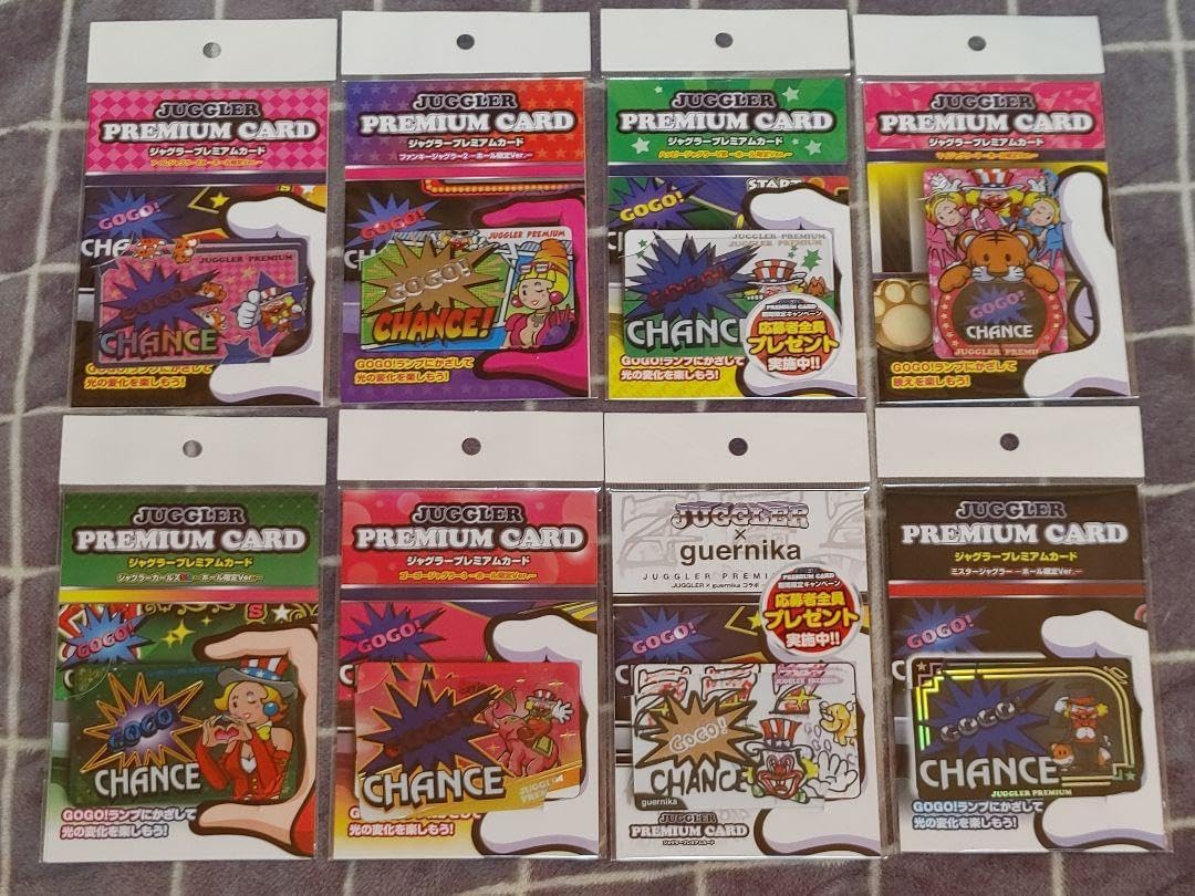 ジャグラー プレミアムカード 4枚セット ジャグラー プレミアムカード 4枚セット＋スマホリング ジャグラープレミアム