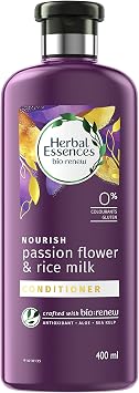 Herbal Essence biorenew Conditioner, Passion Flower and Rice Milk Nourish, 400 ml