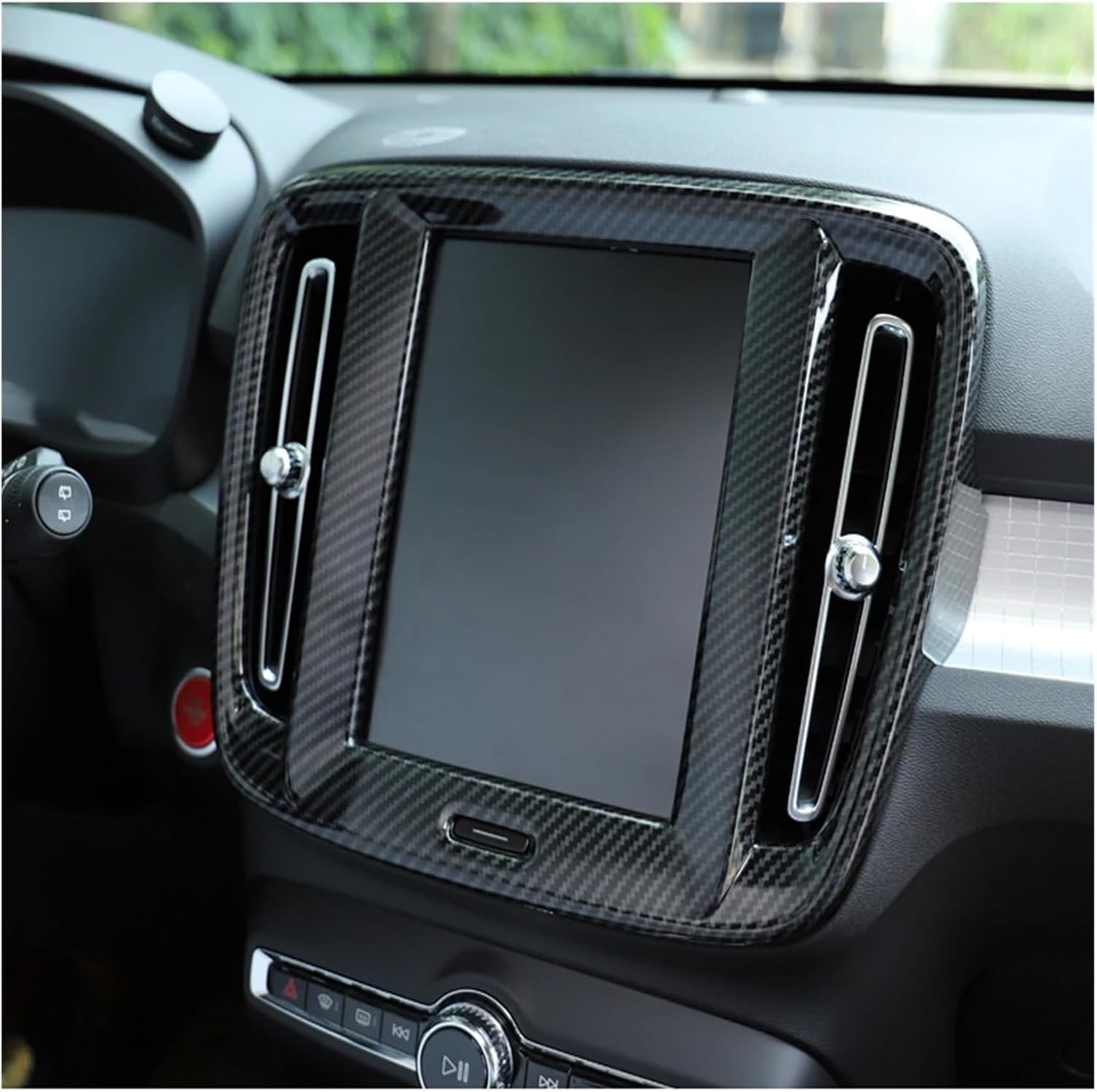 カーインテリアアクセサリーボルボ XC40 XC 40 2019 2020 2021 【HOLDER】 水カップカバーエアベントトリムウ