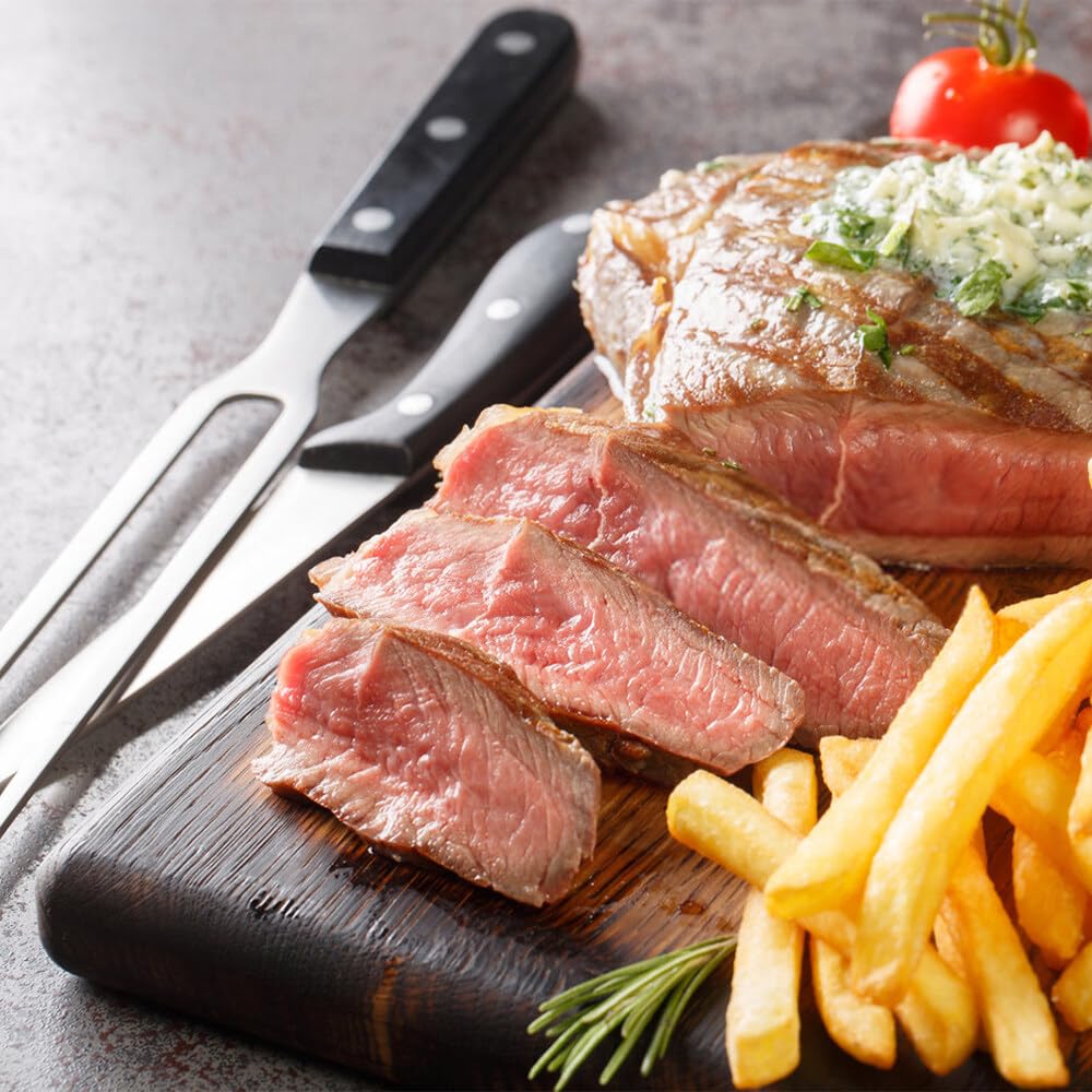 3 piezas Tenedor para Trinchar con Mango, Tenedores de Trinchar, Tenedores de Traste, Tenedor de Acero Inoxidable, Tenedor de Parrilla Barbacoa de 10.43 Pulgadas para Pavo Asado Fiesta
