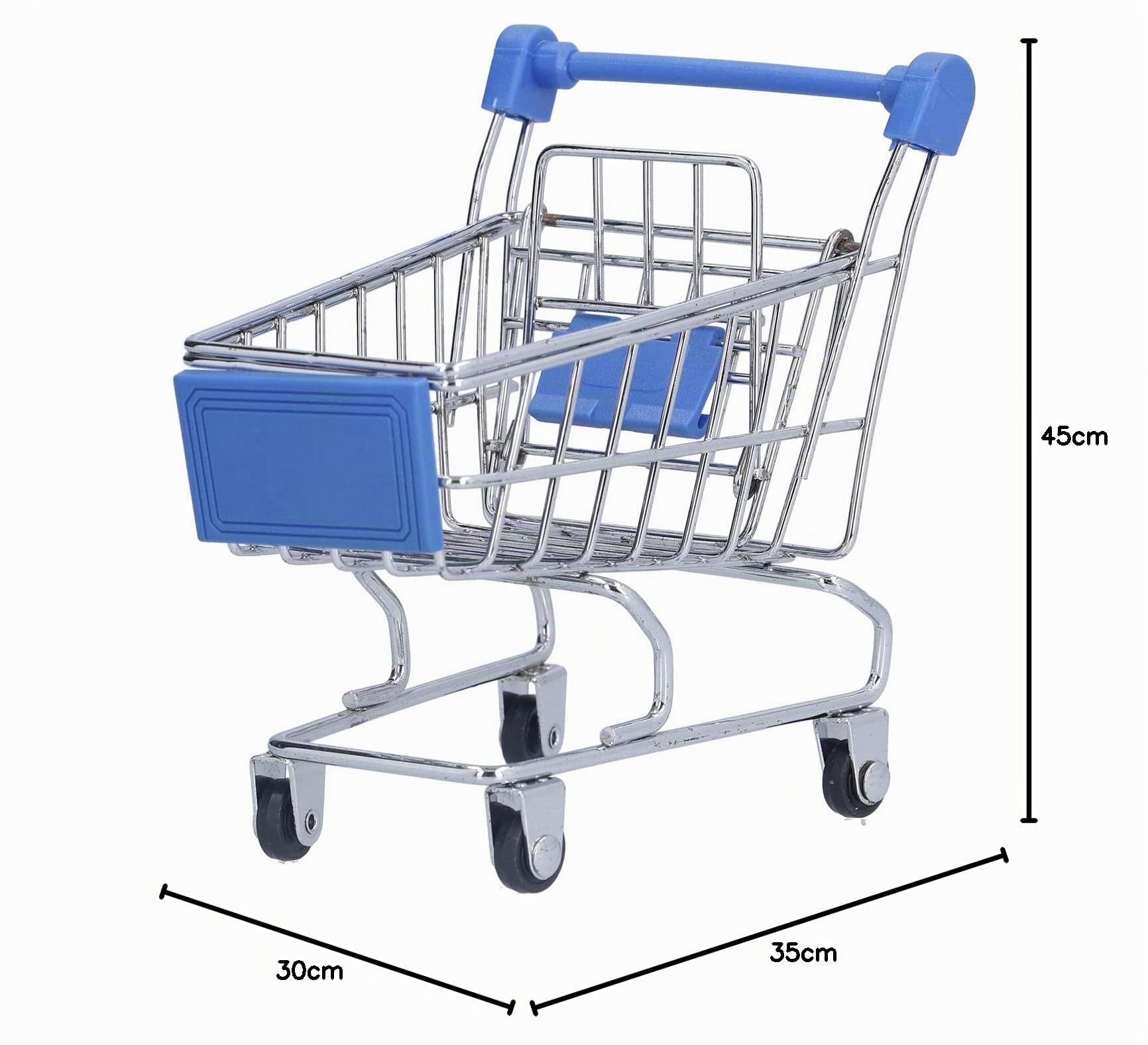 Carrello per supermercato, squisito e robusto, ampia applicazione per casa, cucina, ufficio, ideale per familiari, amici, colleghi