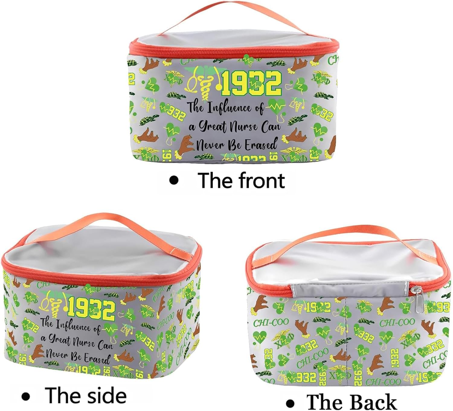 PXTIDY Nursing Sorority Gift Nurse Sorority Gifts Makeup Organizer Bag Nurse Day gift image 5