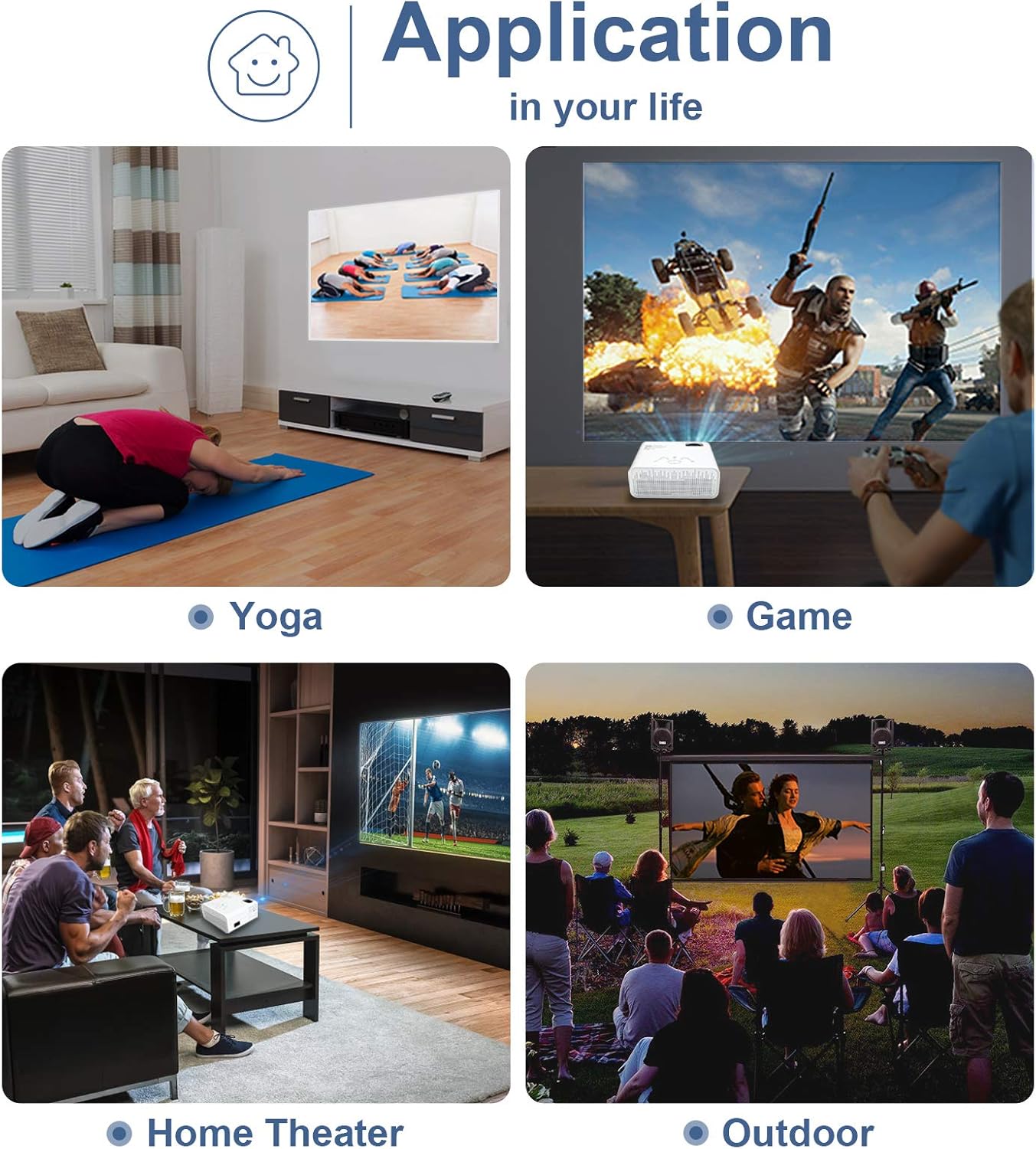 Big Sale Mini Movie Projector Supported 1080P - Portable Full HD Projector Native 720P with 5500 Lumens LED Lamp,Compatible with HDMI,VGA,USB,AV,Laptop,Smartphone Top Brands Mini Movie Projector Supported 1080P - Portable Full HD Projector Native 720P with 5500 Lumens LED Lamp,Compatible with HDMI,VGA,USB,AV,Laptop,Smartphone