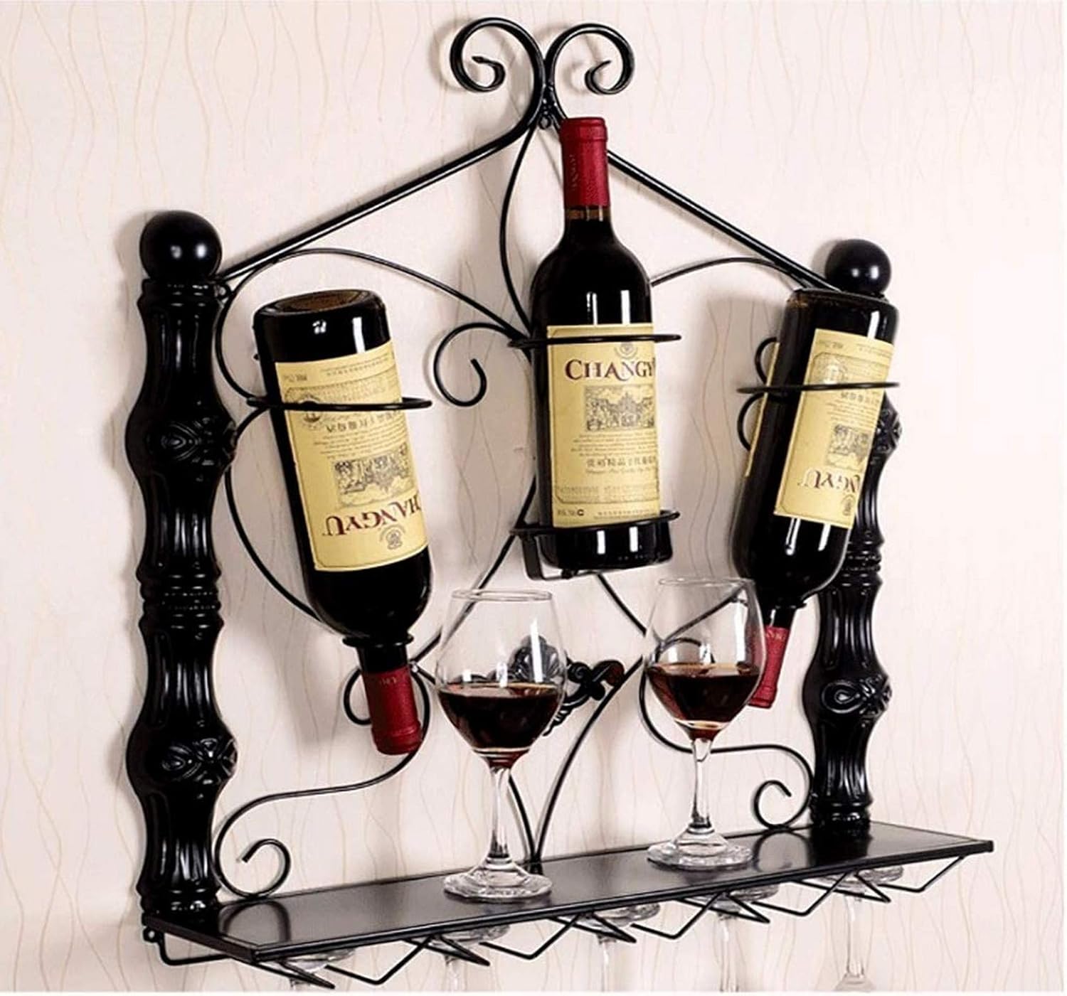 BIRTHAGAIN Wall Hanging Wine Iron Wine