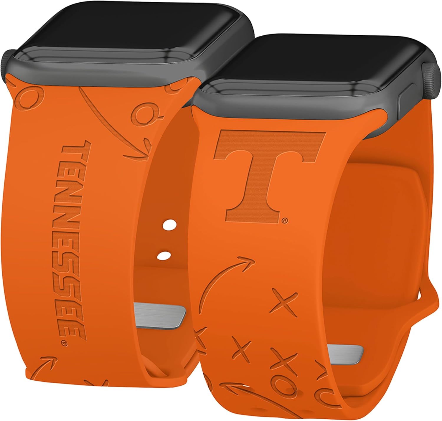Tennessee Volunteers Full Band Engraved Silicone Watch Band Compatible with Apple Watch