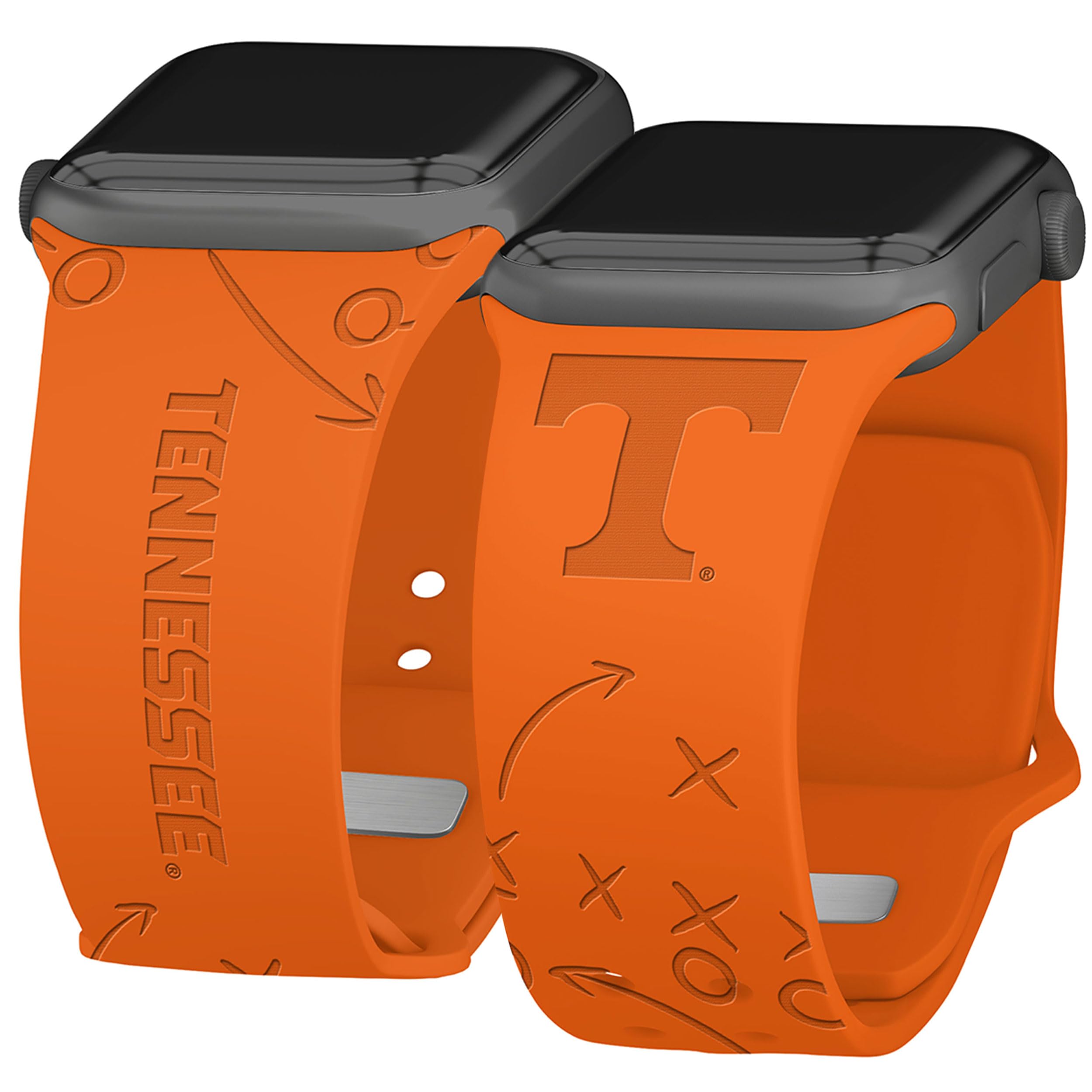 Tennessee Volunteers Full Band Engraved Silicone Watch Band Compatible with Apple Watch