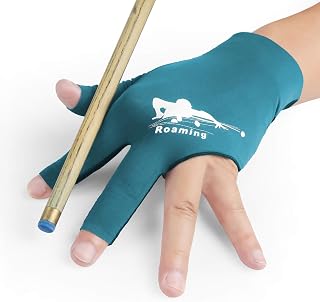 Billiard Pool Glove for Left Hand, 3-Finger Snooker Glove for Right Hand