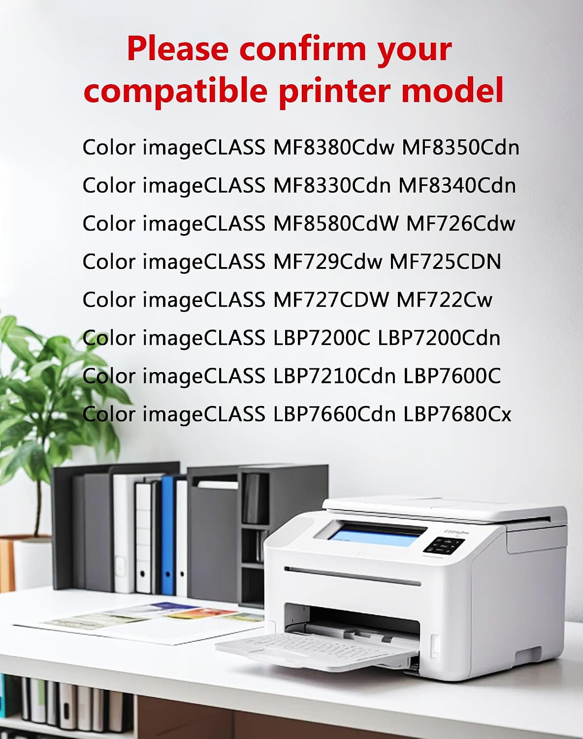 118 Toner Cartridge Set (2 Black, 1 Cyan, 1 Magenta, 1 Yellow) - Replacement for Canon CRG118 Toner, Compatible with imageCLASS MF8580Cdw MF8380Cdw MF8350Cdn MF726Cdw LBP7660Cdn Printers