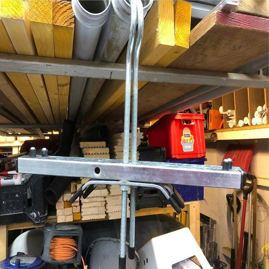 Ladder Roof Rack Clamps - Ladder Locks For Roof Rack | Lock Jaw Ladder Grip Ladder Roof Hook | Ladder Secure Clamps With 2 Hocks, Roof Rack Ladder Clamp, Van Ladder Clamps For Car, SUV, Truck