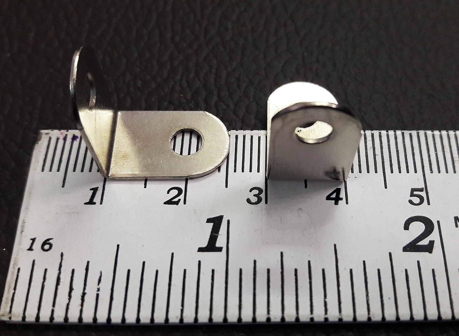 Tia L Shape Angle to Support Joint Boxes, Hardware Furniture Fitting and DIY Works Size 15x10mm (Silver, 40)