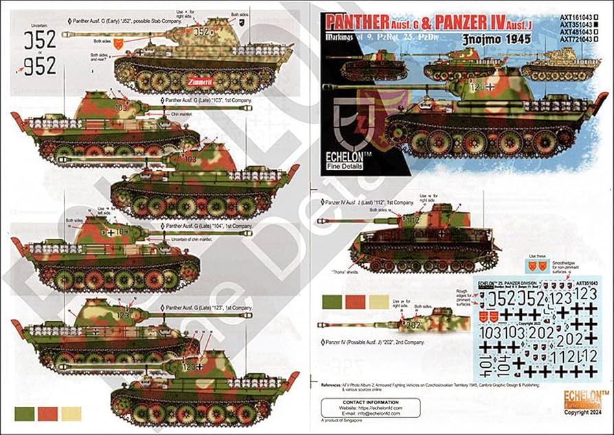 1/43 パンター中戦車　第18装甲師団 442号車1944年10月 ポーランド 1/43 パンター中戦車 第18装甲師団 442号車1944年10月