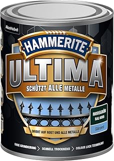 Ultima Glossy, Metal Protective Paint, Moss Green RAL 6005, 750 ml